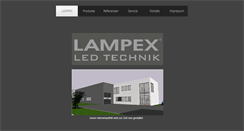 Desktop Screenshot of lampex.de